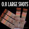 0.8 INCH 8 SHOTS ROMAN CANDLE FIREWORKS - PER PIECE