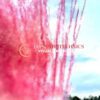 ECO 25 SHOT PINK FIREWORKS FAN CAKE - PER PIECE