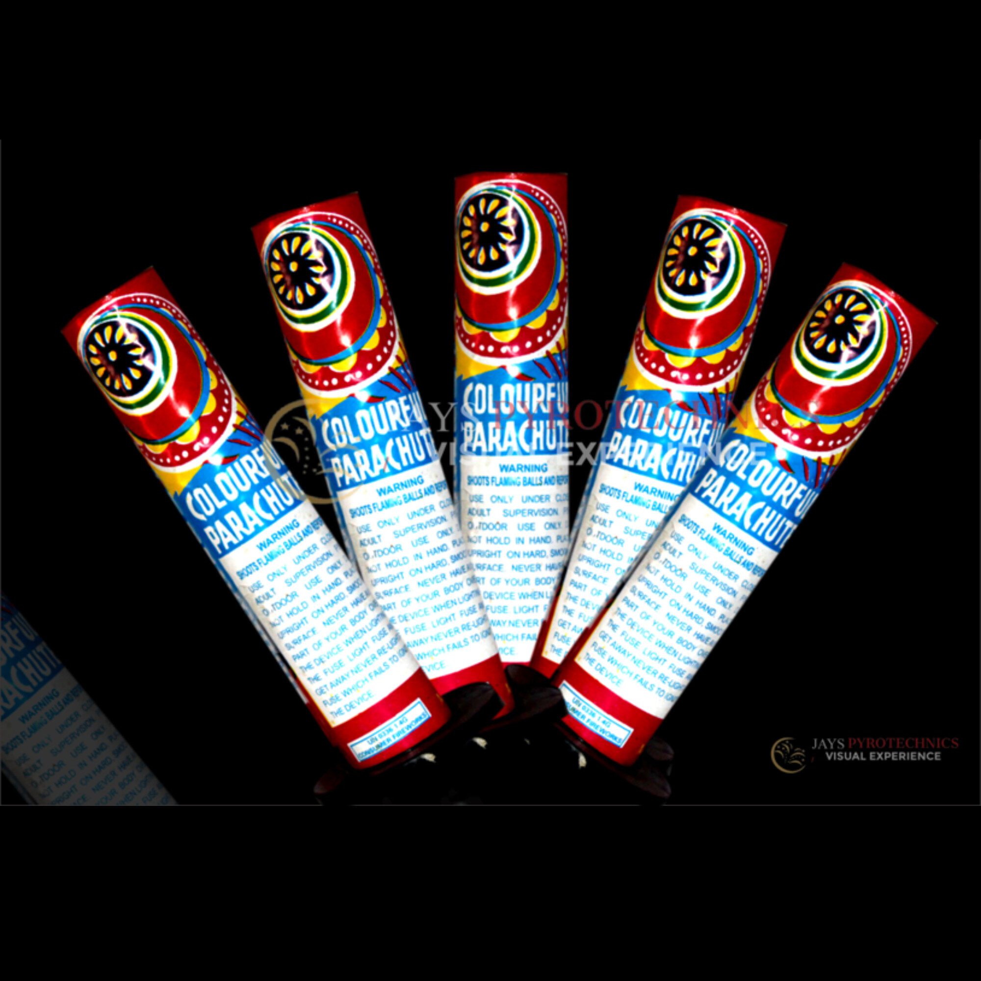 COLOURFUL PARACHUTE FIREWORKS – PER PIECE