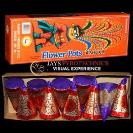 FLOWER POTS ASHOKA INDIAN FOUNTAIN FIREWORK – PER PIECE