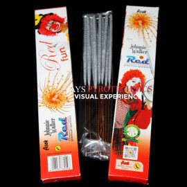 12 CM JOHNNIE WALKER RED SPARKLERS FIREWORKS - PER PACK