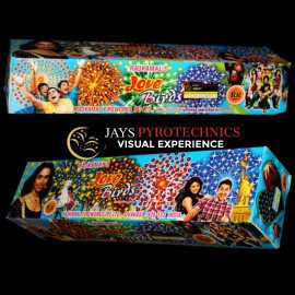 204 SHOTS LOVE BIRDS FIREWORKS CAKE – PER PIECE | Fireworks Tanzania