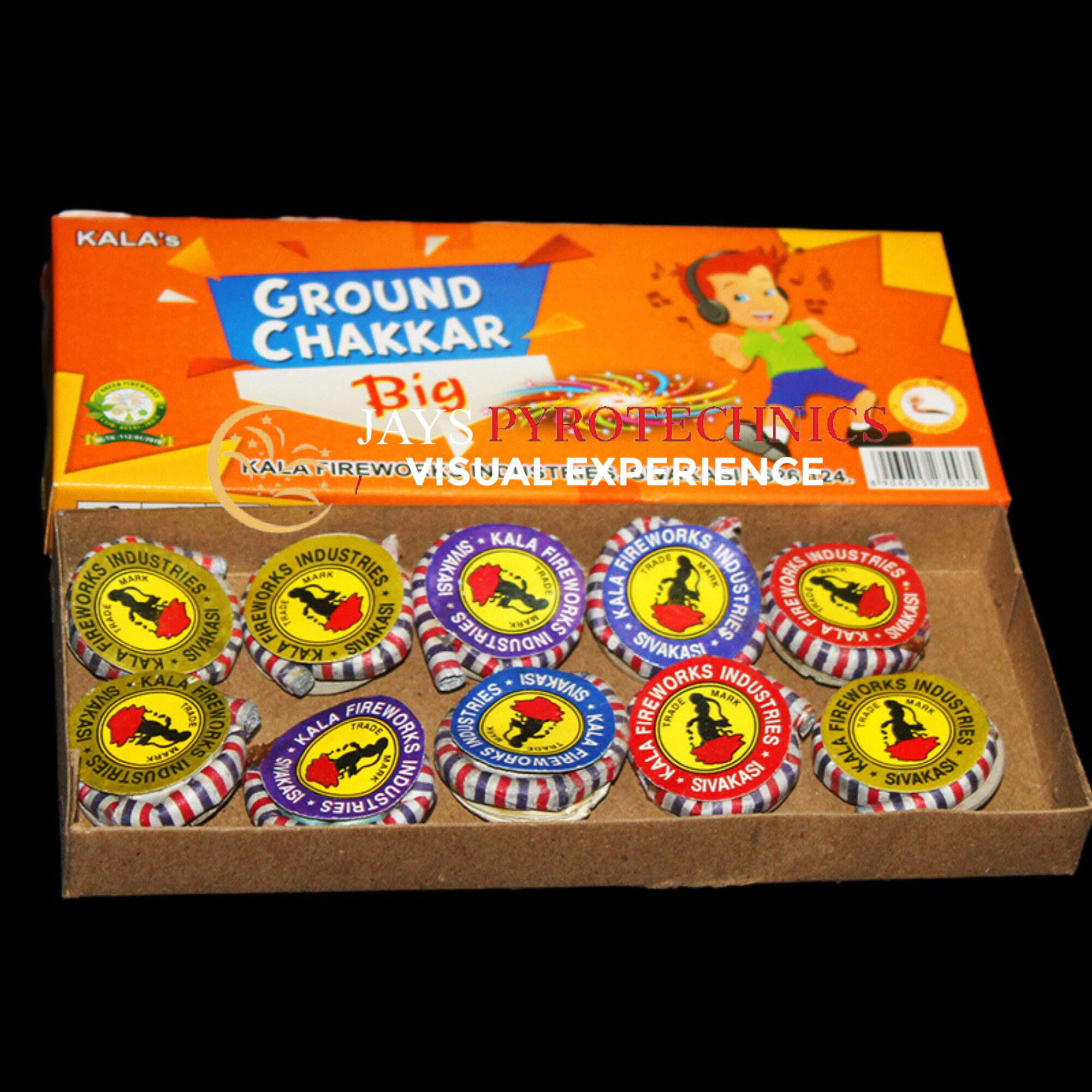 GROUND CHAKKAR BIG SPINNER FIREWORKS – PER PIECE | Buy Fireworks Tanzania