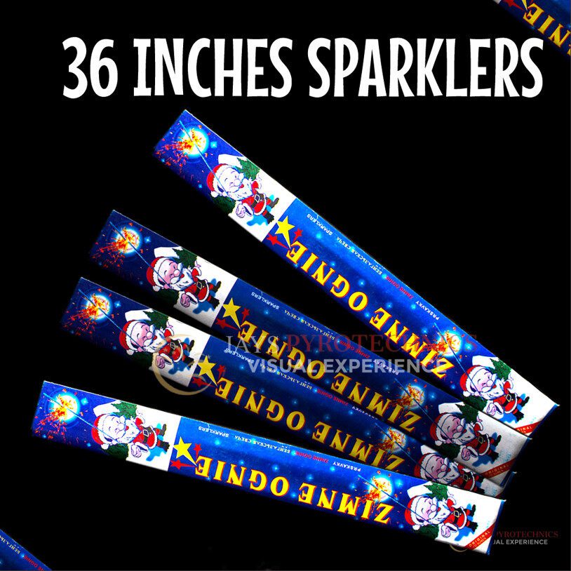 36 INCH ZIMNE OGNE 0981 SPARKLERS FIREWORKS - PER PACKET