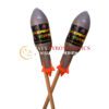 BLUE PEONY WITH PALM TREE ROCKET FIREWORKS - PER PIECE