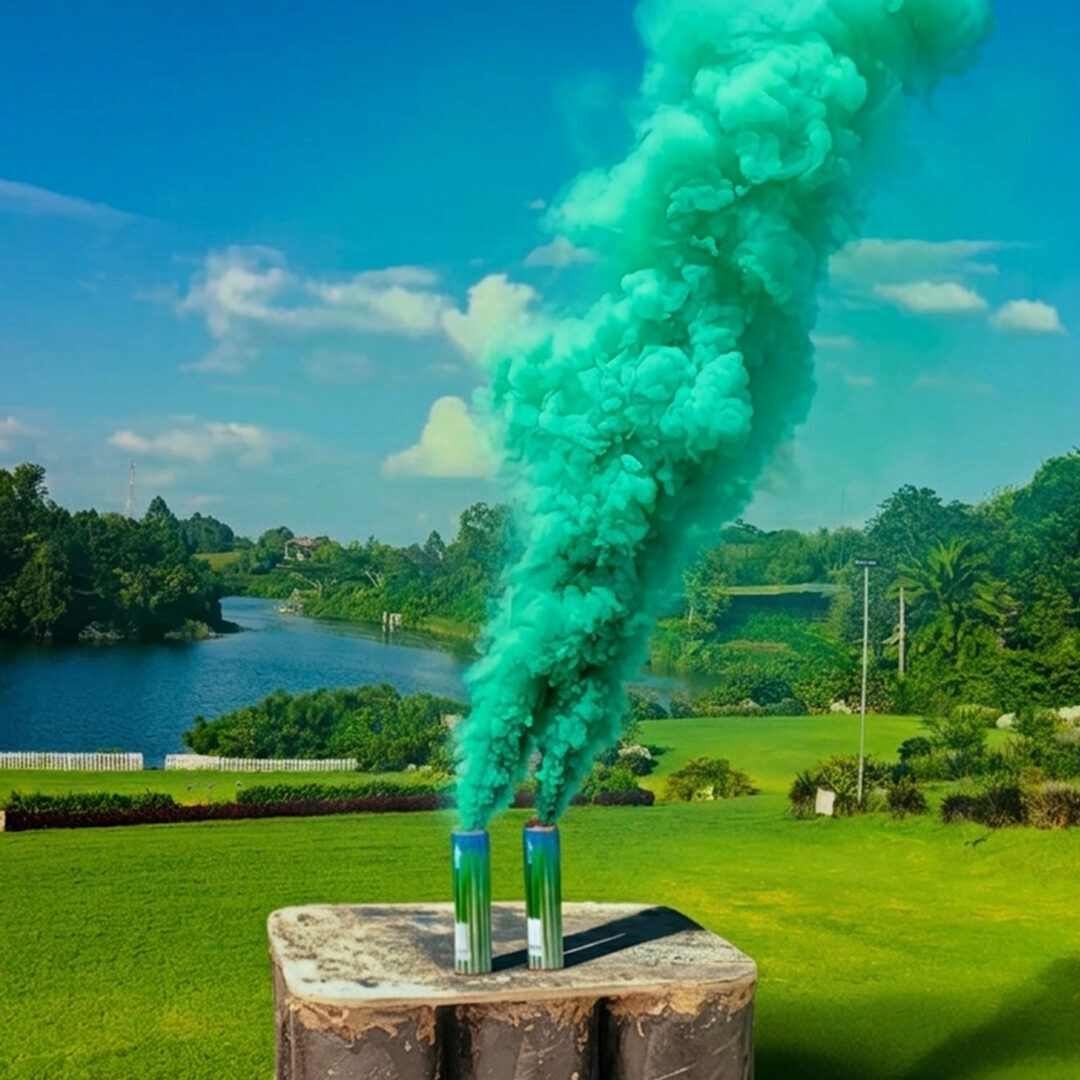 GREEN COLOUR SMOKE BOMBS TANZANIA – PER PIECE