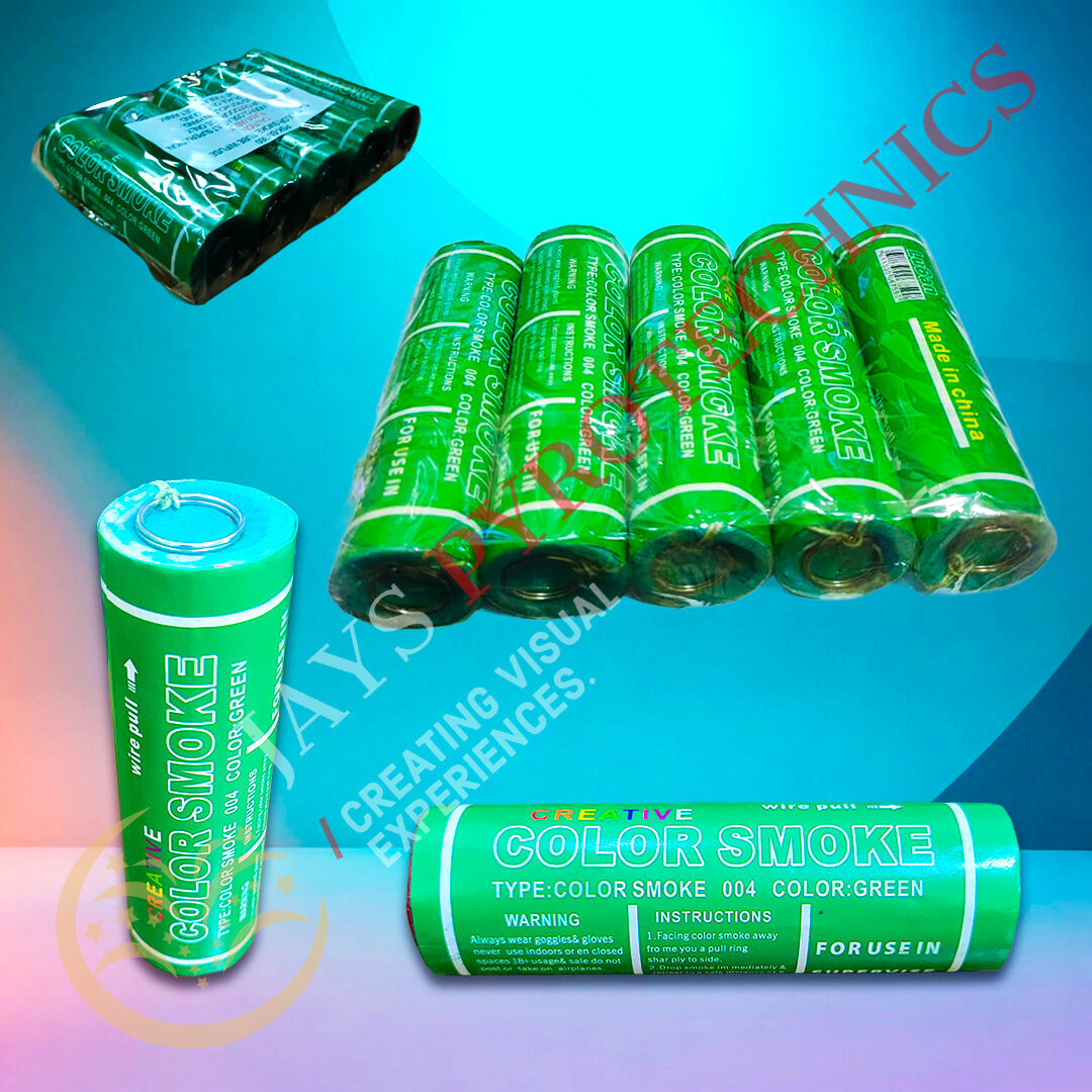 Large Green Pull-Pin Smoke Bomb Tanzania – Per Piece Large green pull-pin smoke bomb sold per piece in Tanzania