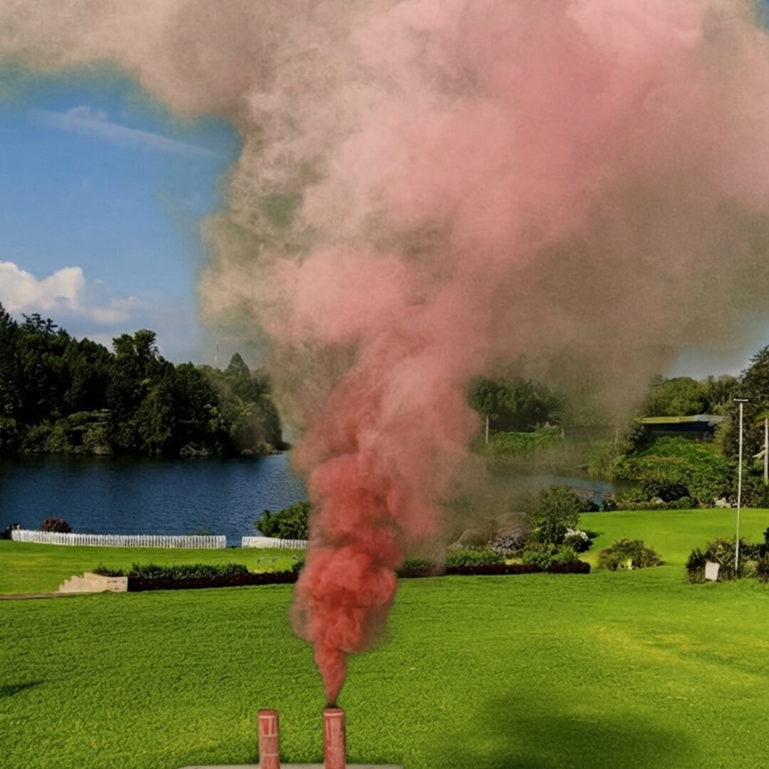 Large Red Pull-Pin Smoke Bomb Tanzania– Per Piece