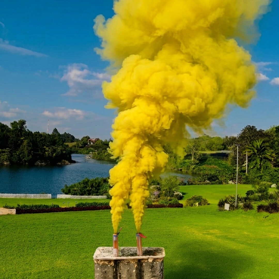 LARGE YELLOW COLOUR SMOKE BOMBS in Tanzania – PER PIECE