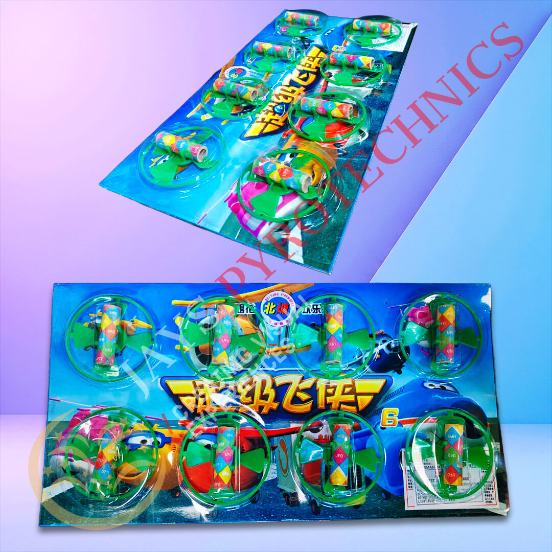 UFO Helicopter Flying Spinner Fireworks Tray in Tanzania – TZs 22,000